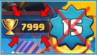  8000 TROPHIES OF NOOB! NO EVOLUTION, NO 15 LVL CARDS / Clash Royale