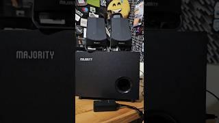 @majorityaudio    Bluetooth Active PC Speakers with Subwoofer | 80W, 2.1 Stereo Sound Computer