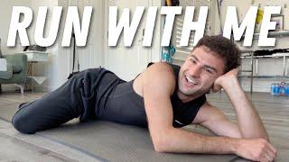 GO ON A RUN WITH ME VLOG