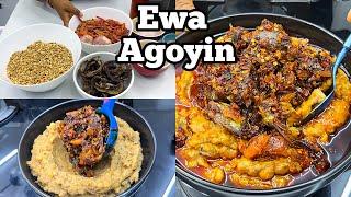 VERY SIMPLIFIED EWA AGOYIN AND AGOYIN SAUCE RECIPE | AGOYIN BEANS AND STEW | DIARYOFAKITCHENLOVER