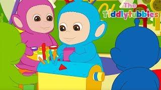 Tiddlytubbies 2D Series! | Tiddlytubbies Having Fun! COMPILATION 4 | Teletubbies Babies