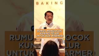 TIPS cara menghitung rumus mengocok kuning telur untuk kue marmer #TipsFromTheChef