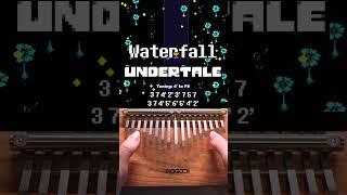 Undertale - Waterfall | Kalimba Tutorial easy tabs MAGADI M17 kalimba