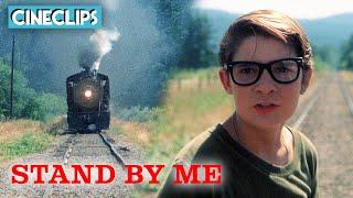 Teddy Tries To Dodge A Train | Stand By Me | CineStream