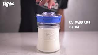 Come fare il kefir di latte con il Fermentatore di Kefir di Kefirko?