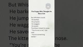 The Puppy Who Thought He Was a Cat – Learn English Through Stories – Elementary (A1)