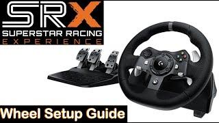 SRX The Game - Wheel Setup Guide - Logitech G920 Wheel and Pedals