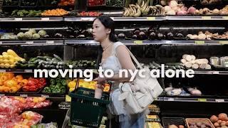 moving to new york | cleaning the apartment, what i eat in a week, productive days in the city !!