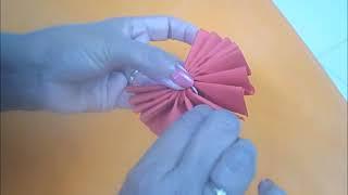 How to make flower using tissue paper