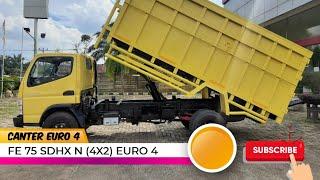 CANTER FE 75 SHDX+DUM SILUMAN. COCOK UTK PARA BOS KU UTK ANGKUTAN SAWIT DAN ANGKUTAN BERAT LAINNYA.
