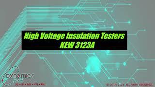 High Voltage Insulation Testers KEW 3123A Repaired by Dynamics Circuit Technology Phils