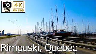  Scenic Drive Through Rimouski, Québec | 4K Road Trip Adventure 