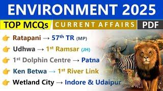 ENVIRONMENT 2025 CURRENT AFFAIRS | ENVIRONMENT & ECOLOGY 2025 | CURRENT AFFAIRS 2025 | Indologus |