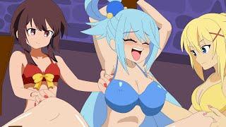 Girls gang nonstop tickle Aqua (preview)