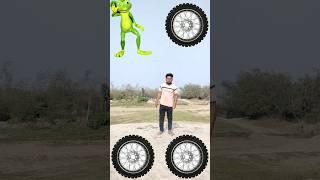 Me to Trcktor wheel to frog joker,siren dame tu cosita-#vfx  #youtubeshorts #trending magical video