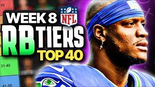 Week 8 Fantasy Football RB Rankings (Top 40)