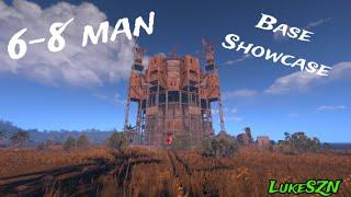 6-8 Man Base Design Showcase - Rust Console Base Design