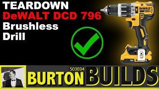 TEARDOWN Dewalt XR DCD796 20v MAX Brushless Drill - Burton Builds S03E04 [4K]