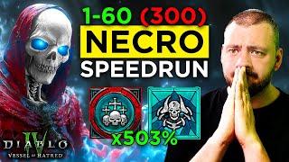 Season 6 Necro Speedrun - New Golem Domination - Diablo 4 Vessel of Hatred