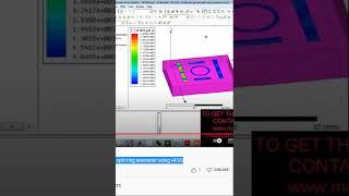 Antenna design for a defected ground split ring resonator using HFSS