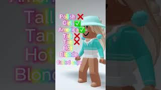 She is a… #shorts #viral #youtube #roblox