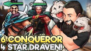 6 Conqueror - The Return of The League of Draven!! | TFT Into the Arcane | Teamfight Tactics