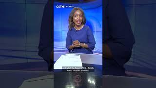 Talk Africa: Fixing South Africa–U.S. ties