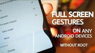 Fluid navigation gesture How to use  how to get miui full screen gesture on any Android 