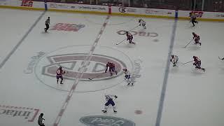 Jared Davidson scores in the Montreal Canadiens Red vs. White intrasquad game 9/24/23