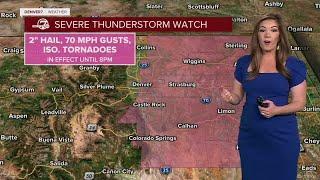 Denver weather: Severe thunderstorm watch in effect until 8 p.m.