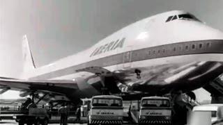 1970 Entrega del primer Jumbo Jet de Iberia - Boeing 747-156 (EC-BRO) "Cervantes" - Iberia Airlines