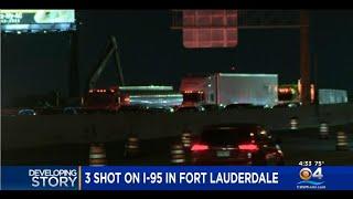 3 Shot In Road Rage Incident On 1-95 In Ft. Lauderdale
