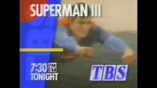 Superman lll TBS Tv Commercial