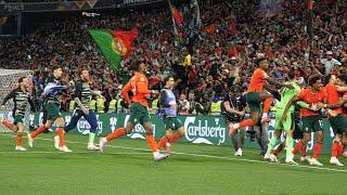 Portugal vs Spain Penalty Shootout + Celebration Scenes (Nations League 2025)