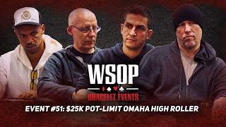 Phil Ivey Chases 12th WSOP Bracelet at $25K PLO High Roller Final Table!