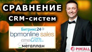 Сравнение CRM-систем: Битрикс24, bpm'online sales, Мегаплан, amoCRM от Пинол