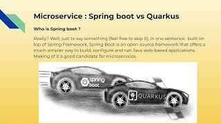 Quarkus vs spring boot comparison