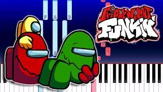 Vs Impostor - Reactor - Friday Night Funkin (Piano Tutorial)