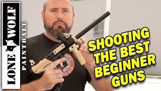 Shooting the Best Beginner Paintball Guns | Lone Wolf Paintball