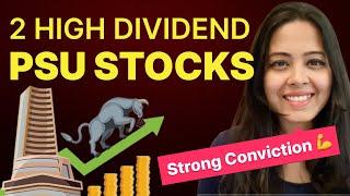 Best Stocks to invest in 2024 - 2 Undervalued PSU Stocks with High Dividend | Stocks for Long Term