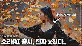 "월30만원" 소라AI로 영상 만들어본 후기. "이제 XX영상도 가능?" 사용법 정리