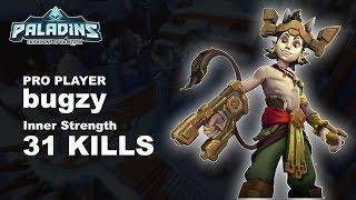 bugzy Talus 31 KILLS!! Paladins Pro (Fnatic) Ranked Gameplay 1440p High Quality Video