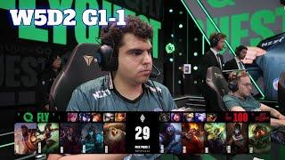 FLY vs 100 - Game 1 | Week 5 Day 2 S14 LCS Summer 2024 | FlyQuest vs 100 Thieves G1 W5D2 Full Game