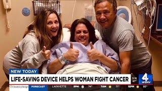 Midstate woman battles stage 4 cancer, while hoping to inspire others with use of medical device