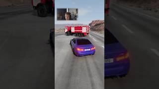 BeamNg Drive Бэха прямо в Пожарку на ходу