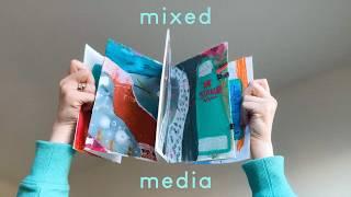 Mixed media sketchbook play | Discovering new ideas