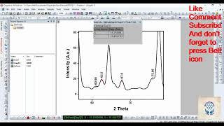 How to find peaks with one click in origin
