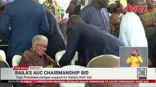 Togo President  Faure Essozimna pledges support for Raila’s AUC bid