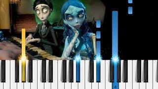 "The Piano Duet" - Tim Burton's Corpse Bride - Piano Tutorial