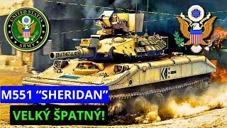 M551 "SHERIDAN": PRŮŠVIH NA PÁSECH...Tady vidím velký špatný